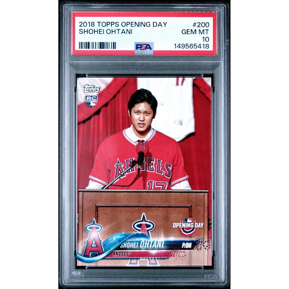 2018 Topps SHOHEI OHTANI Opening Day #200 PSA 10 Gem Mint FRESH NEW SLAB